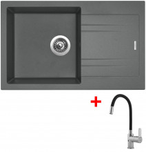 Sinks LINEA 780 Titanium + Flexia 